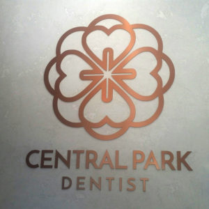 Central Park Dentist Logo and website design